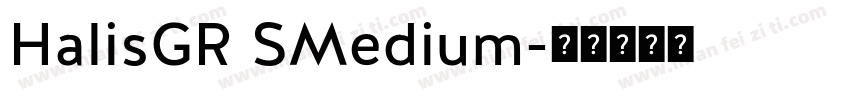 HalisGR SMedium字体转换